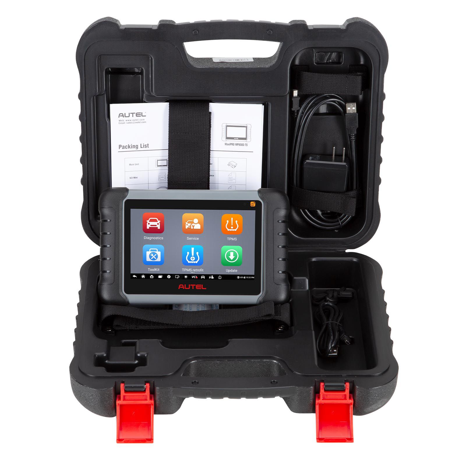 2024 Autel MaxiPRO MP808S-TS TPMS Bidirectional Tool with TPMS Relearn Rest Programming/ OE ECU Coding/ Active Test/ 31 Service/ Full System Diagnose
