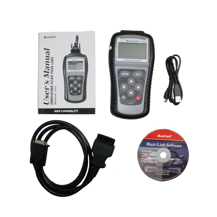 Autel MaxiScan MS609 OBDII/EOBD Scan Tool Diagnosis for ABS Codes
