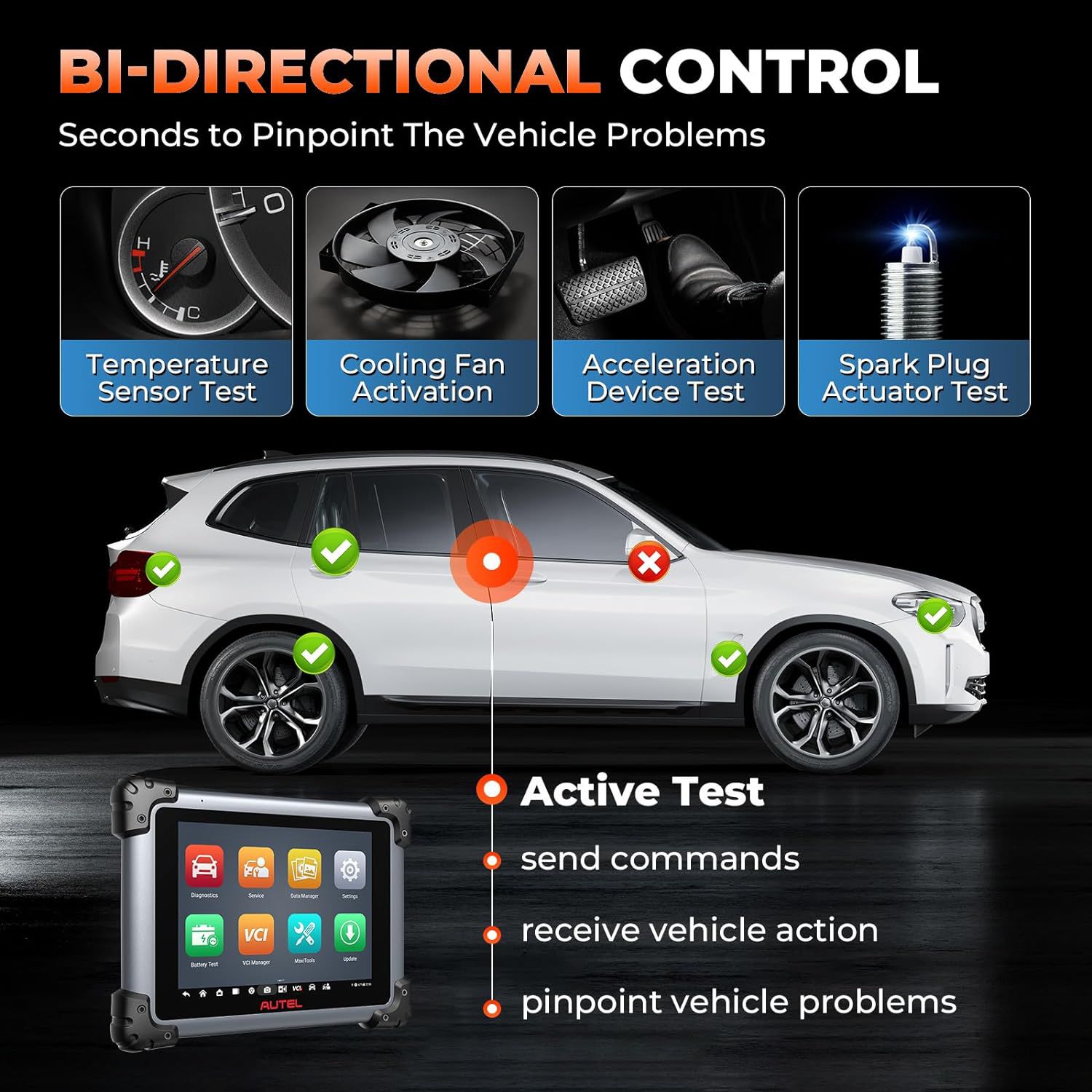 2024 Autel MaxiSys Elite II Pro Intelligent Diagnosis & AutoScan 2.0 with J2534 ECU Programming Coding, 38+service New Version of MS909/ MS919/ Ultra
