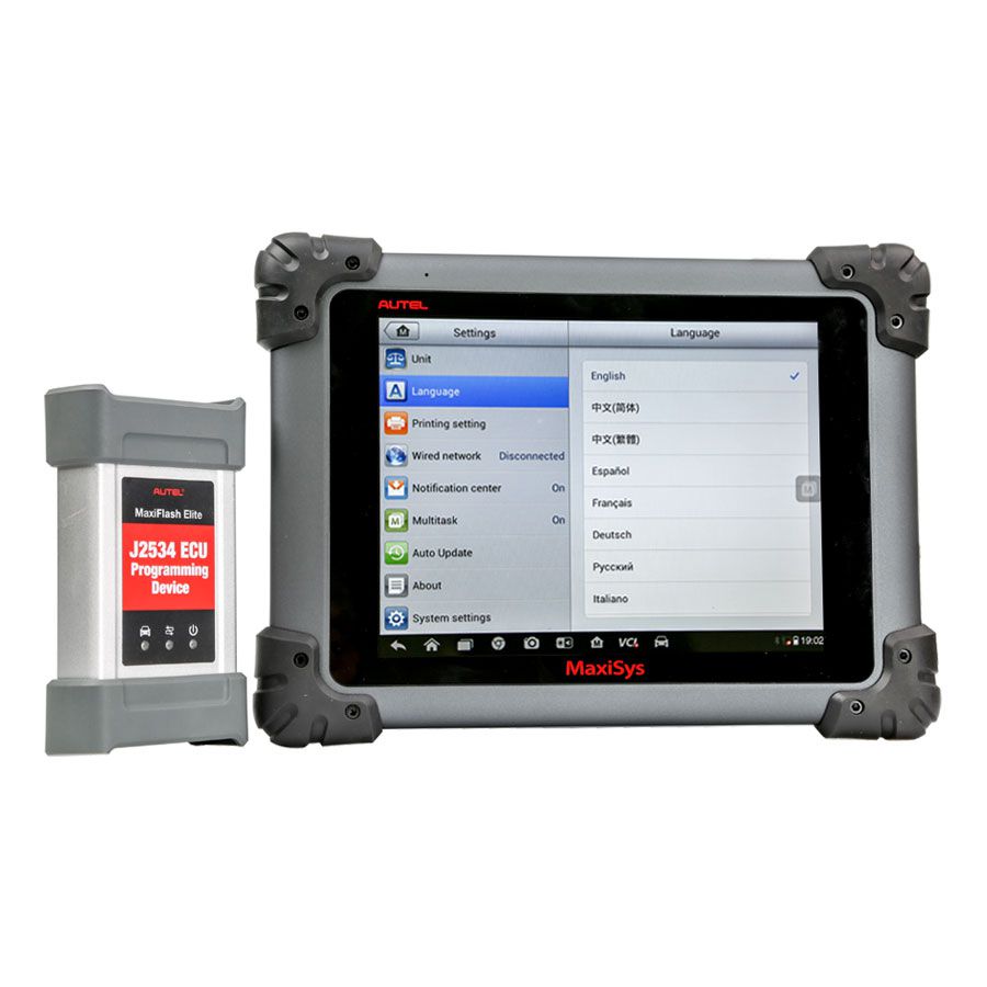 Autel MaxiSYS Pro MS908P Vehicle Diagnostic System With J2534 MaxiFlash Elite Support Key Coding