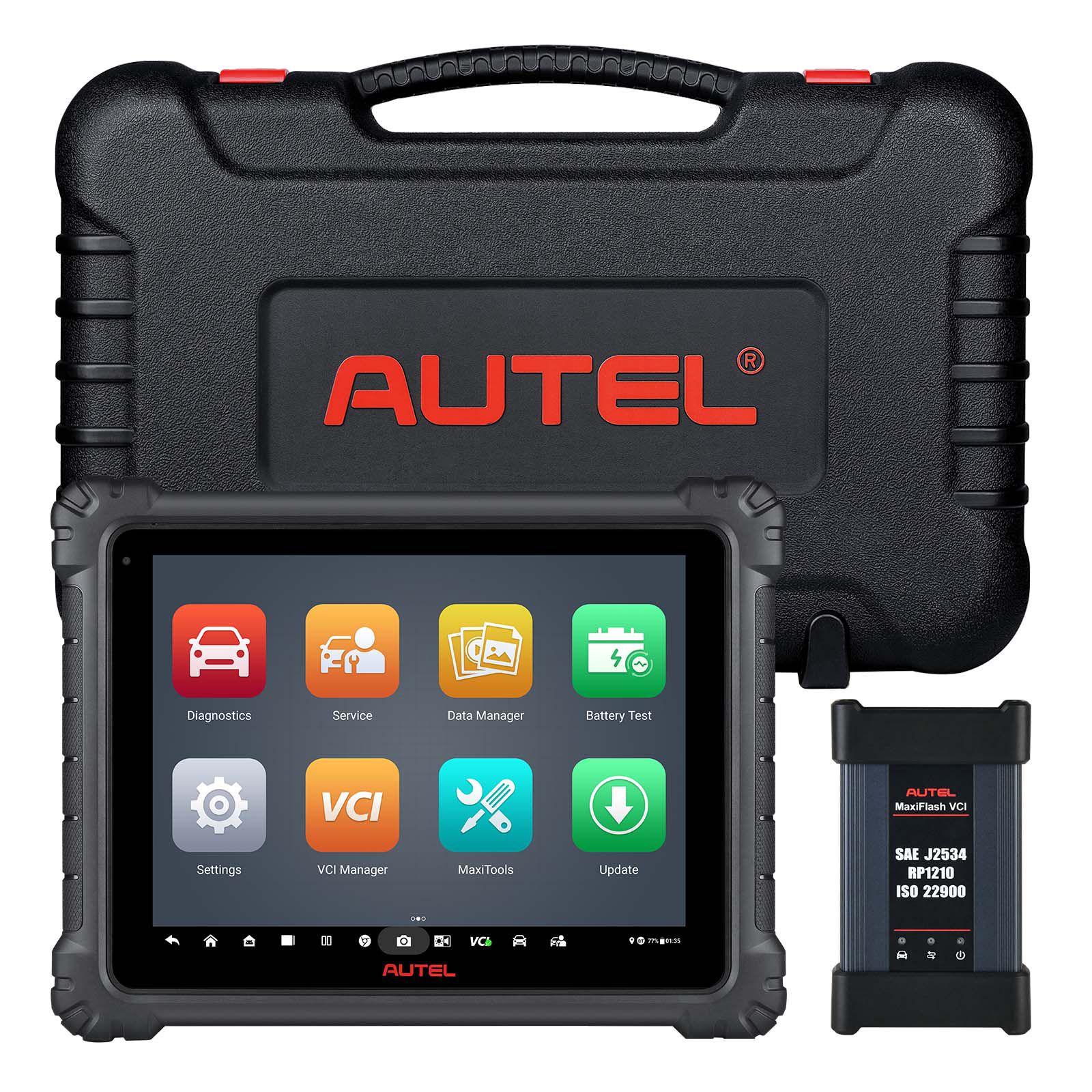 2024 Autel MaxiCOM Ultra Lite S Automotive Diagnostic Tool Support ECU Programming/Coding Topology Mapping and Guided Functions with Multi-language