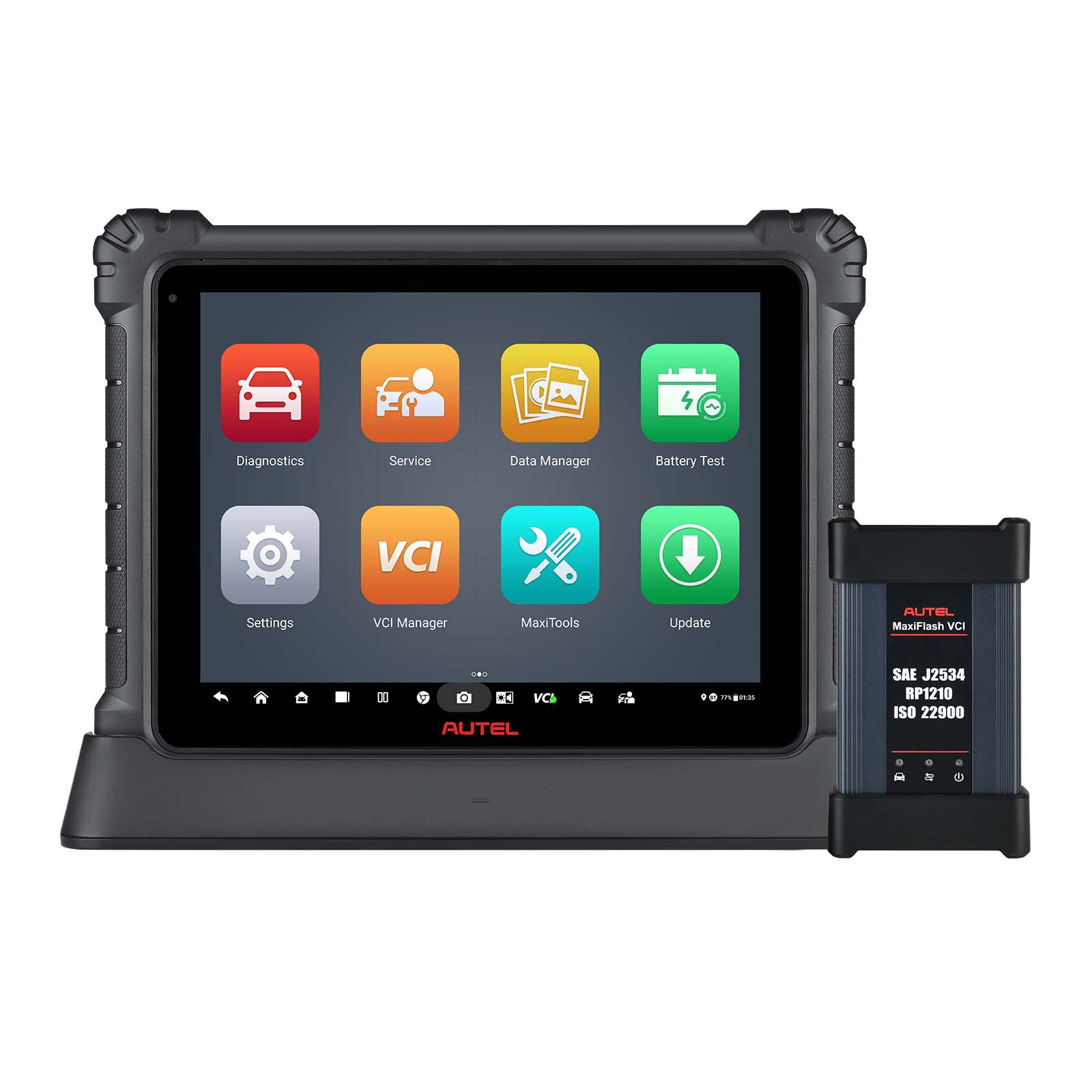 2024 Autel MaxiCOM Ultra Lite S Automotive Diagnostic Tool Support ECU Programming/Coding Topology Mapping and Guided Functions with Multi-language