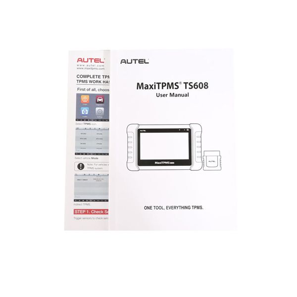 Autel MaxiTPMS TS608 Complete TPMS & Full-System Service Tablet Equals TS601+MD802+MaxiCheck Pro Free Update Online for 2 Years