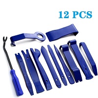 12PCS Portable Auto Car Radio Panel Door Clip Pry Disassembly Tool Panel Trim Dash Audio Removal Installer Pry Kit Repair Tool