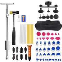 Professional Auto Paintless Dent Repair Remover Removal Tool Kit Car Dent Tools Slide T bar Hot Glue Tap Down Kits Lifter Tools