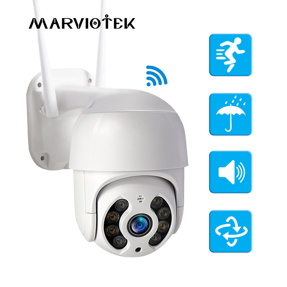 Auto tracking IP Camera Outdoor Night Vision Mini Speed Dome CCTV Camera 1080P Home Security Video Surveillance ipcam Camara 5MP