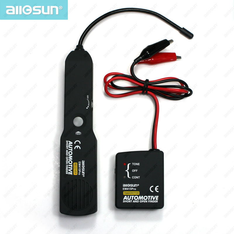 Automotive Cable Wire Short Open Digital Finder Car Repair Tool Tester Tracer Diagnose Tone Line FinderALL SUN EM415pro