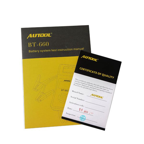 Arrival AUTOOL BT660 Battery Analyzer BT-660 Car Battery Tester Supports Printing Data Out