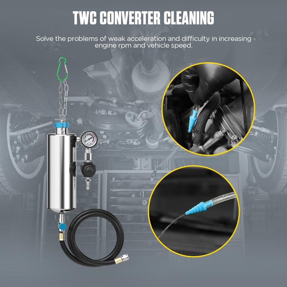 Autool C100 Benzine Auto Injector Cleaner Benzine Auto Injector Nozzle Spoelen Voor Benzine Efi Throttle Gereedschap Voor Benzine Auto