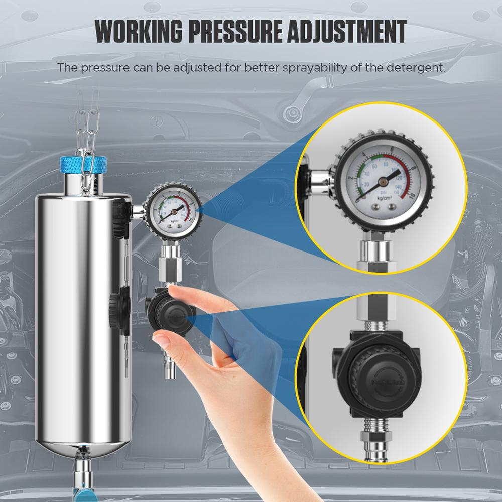 Autool C100 Benzine Auto Injector Cleaner Benzine Auto Injector Nozzle Spoelen Voor Benzine Efi Throttle Gereedschap Voor Benzine Auto