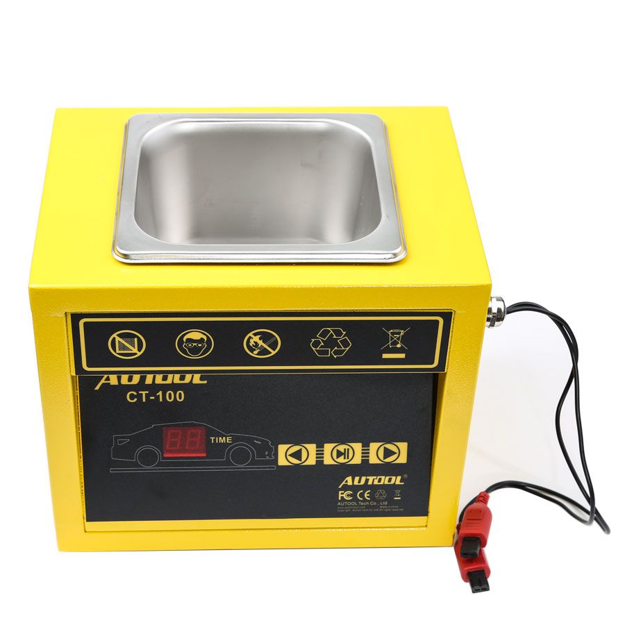 AUTOOL CT100 CT-100 Petrol Injector Ultrasonic Fuel Injector Cleaner Machine for Car Motorcycle 110V/220V
