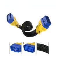 AUTOOL OBD2 II 16Pin Male To Female Car Gooseneck Extension Cable For Diagnostic Tool