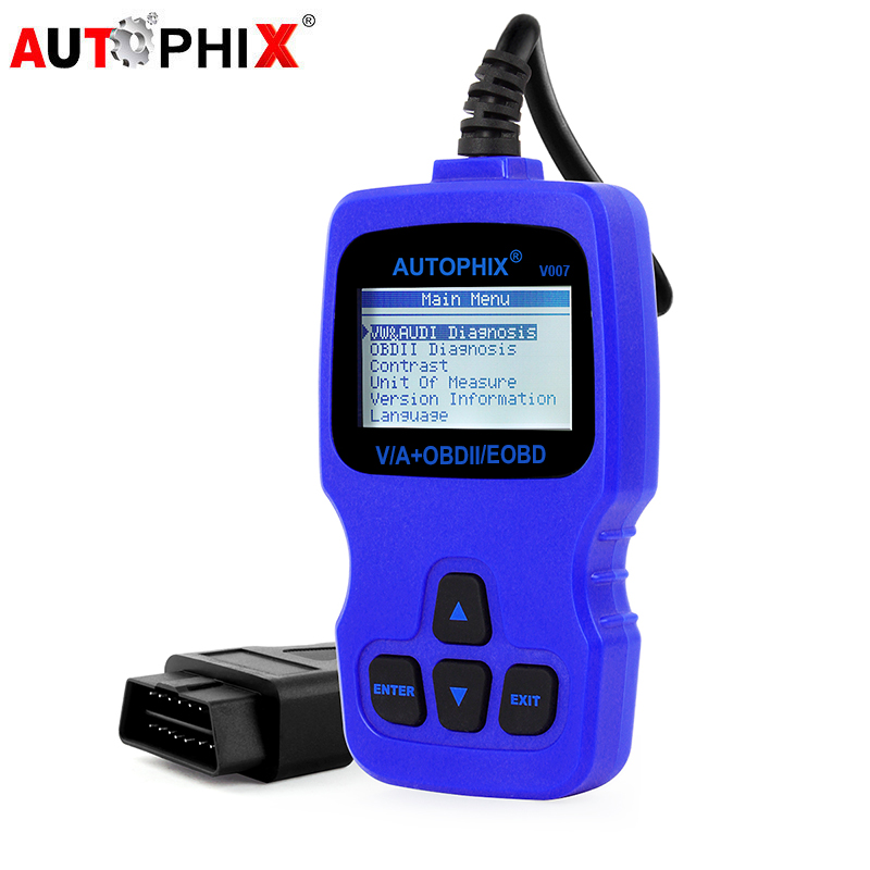 Autophix V007 OBD2 Automotive Scanner Car Diagnostic Tool for Golf 4//5/6/7 T5 Polo Passat b5 b6 ABS EPB Oil Reset Scan Tool