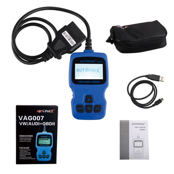 New Arrival AUTOPHIX V-A-G V007 VW/AUDI OBDII OBD2 Scanl Tool OBD2 Scanner