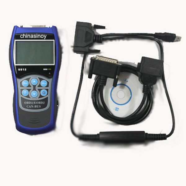 Autoscanner OBDII EOBD fault code reader U912 updated by internet