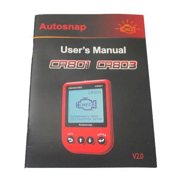 Autosnap CR803 JOBD Code Reader Red
