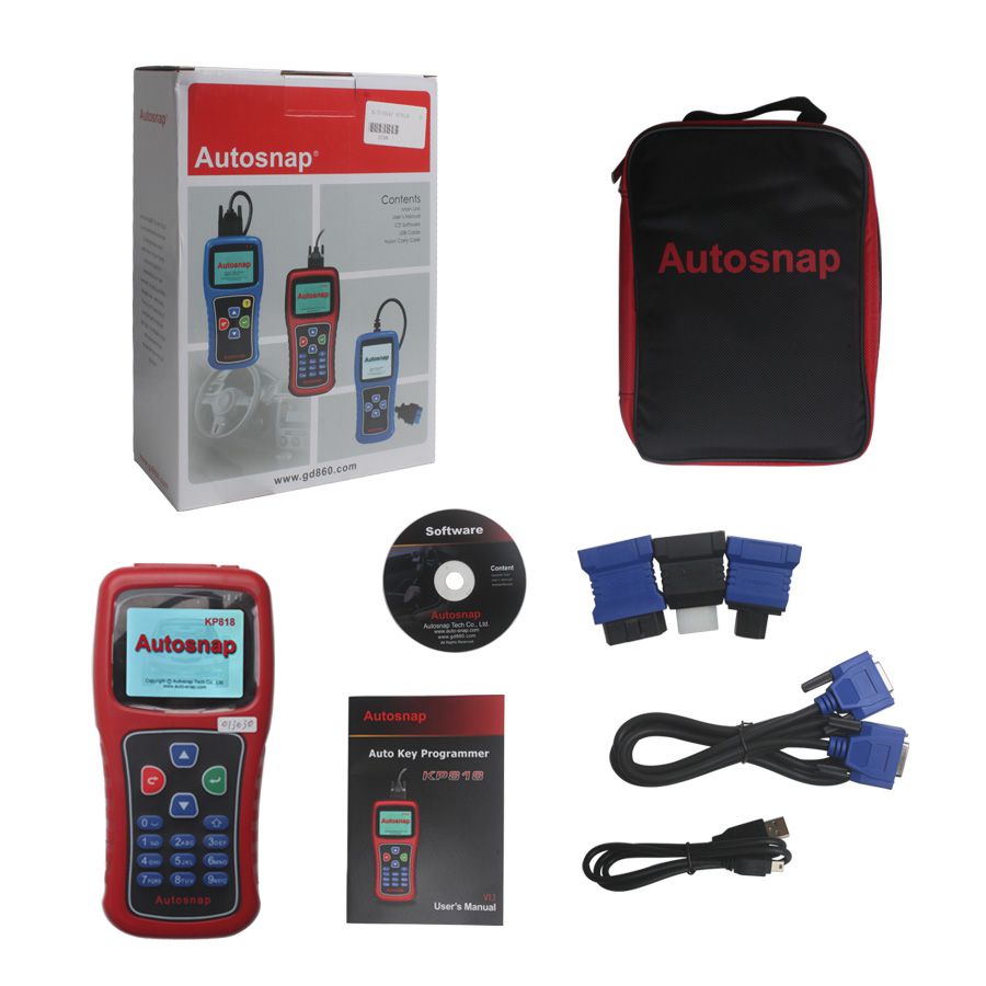 Autosnap KP818 Upgradeable Auto Key Programmer