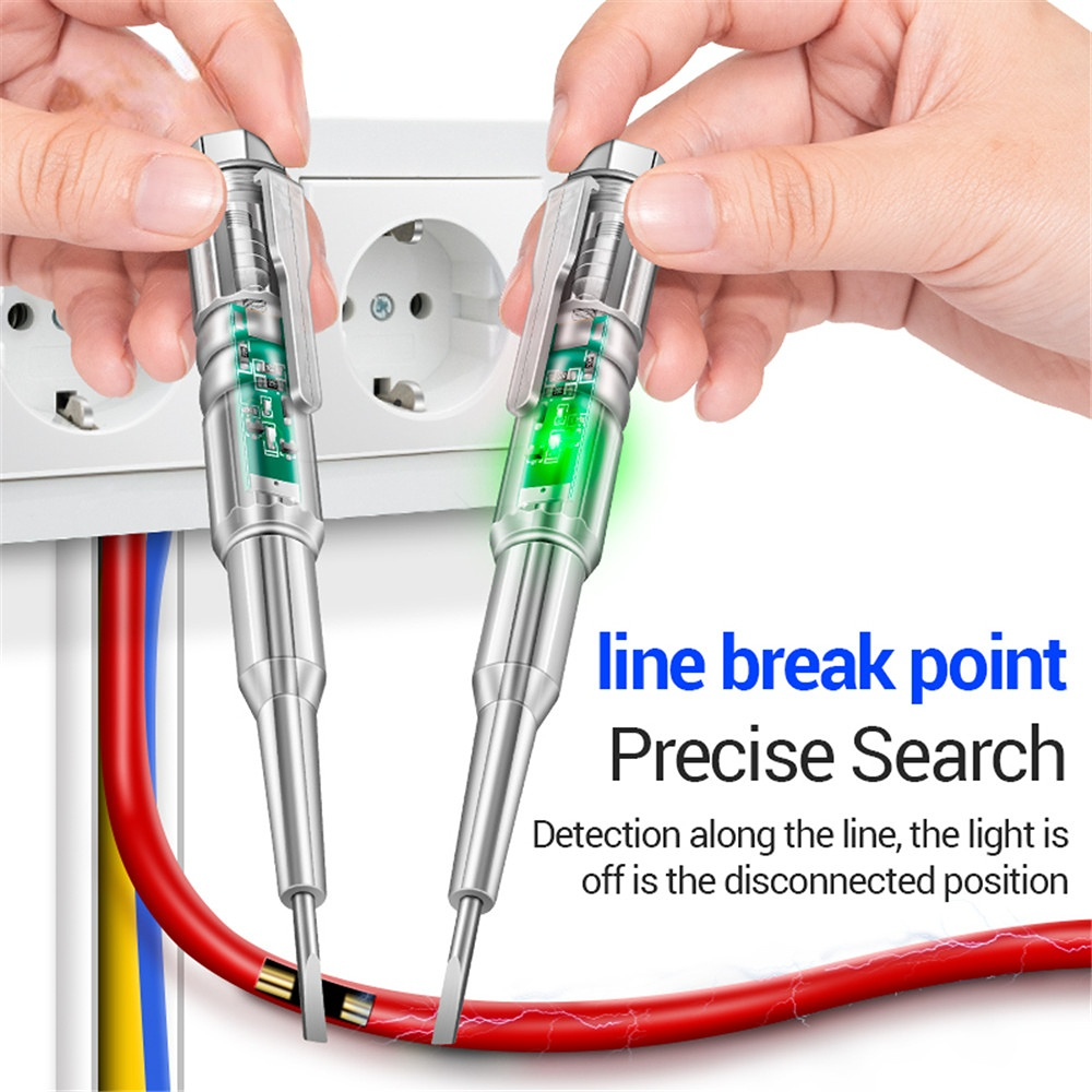 B09 B12 Voltage Detector Test Pen  Induced Electric Screwdriver Probe Zero Live Wire Detection Sensor household tester Pen