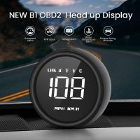 B1 OBD2 Hud Car Head Up Display Projector Alarm EOBD Auto Fuel Consumption Speedometer Windshield Car Electronic Accessories