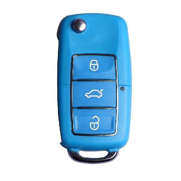 Remote Key Shell 3 Buttons With Waterproof(Blue) for Volkswagen B5 Type 5pcs/lot