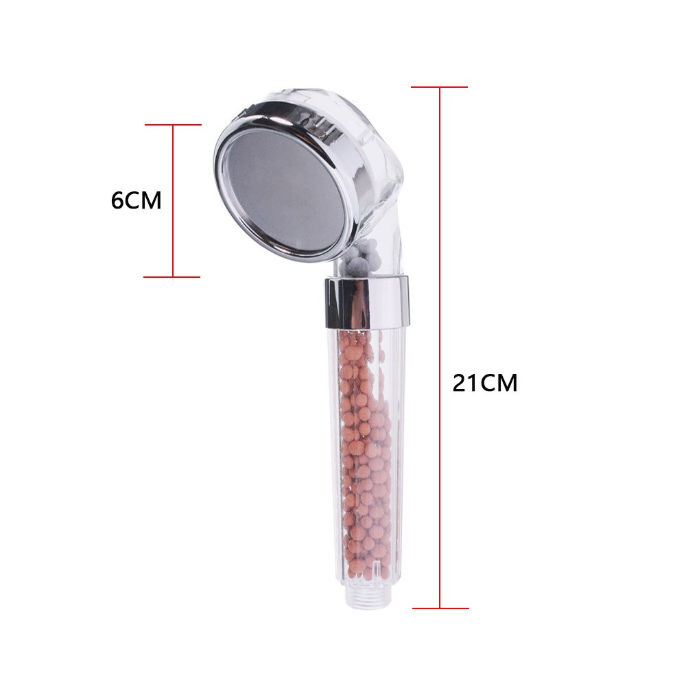 Bathroom Water Therapy Shower Negative Ion SPA Shower Head Water Saving Rainfall Shower Filter Head High Pressure Spray