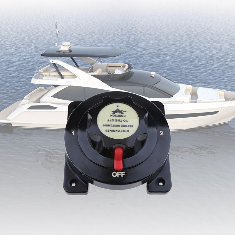 Heavy Duty Marine Dual Battery Switch Isolator Selector Boat/RV/Caravan/Yacht