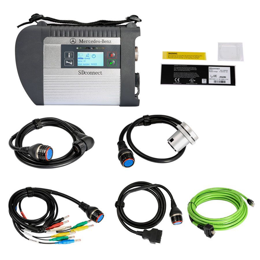 Benz eCOM DoIP Diagnosic Tool with 256G SSD plus MB SD Connect C4 with 2021.06 Xentry Software HDD