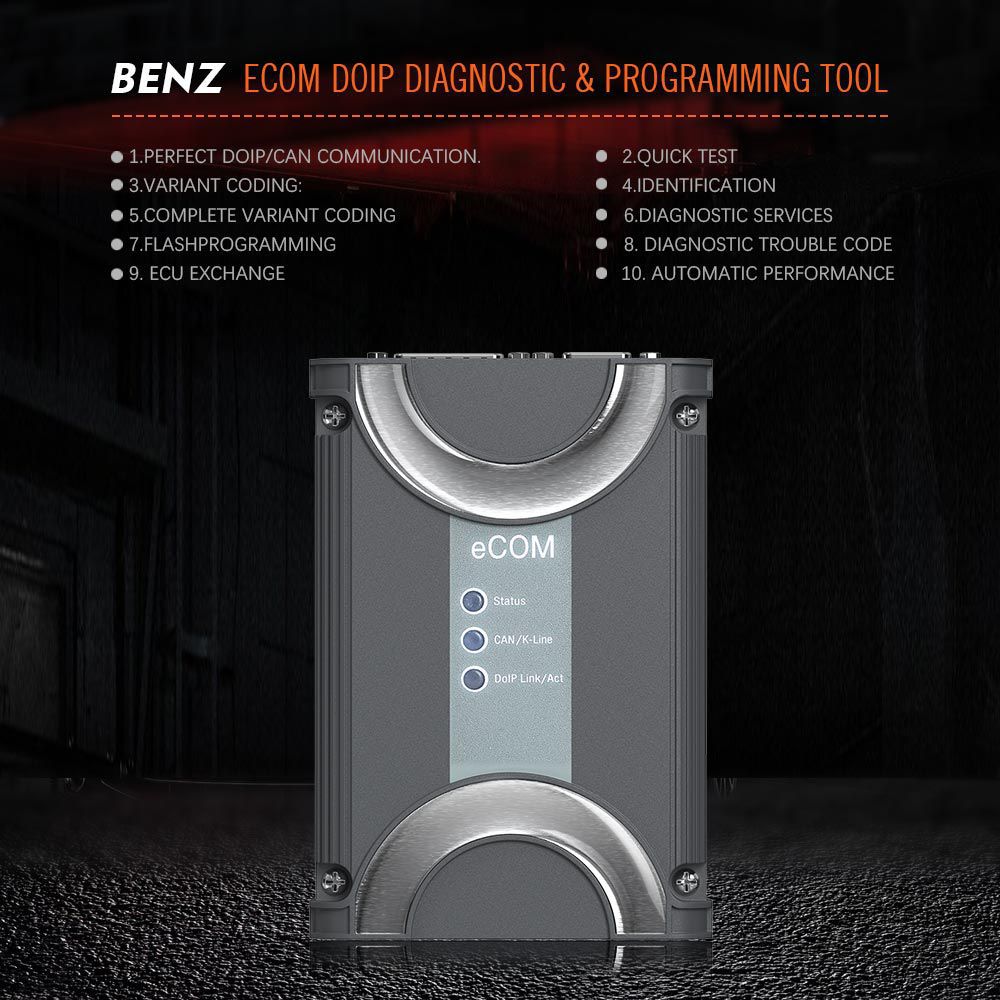 BENZ eCOM DoIP Diagnostic and Programming Tool
