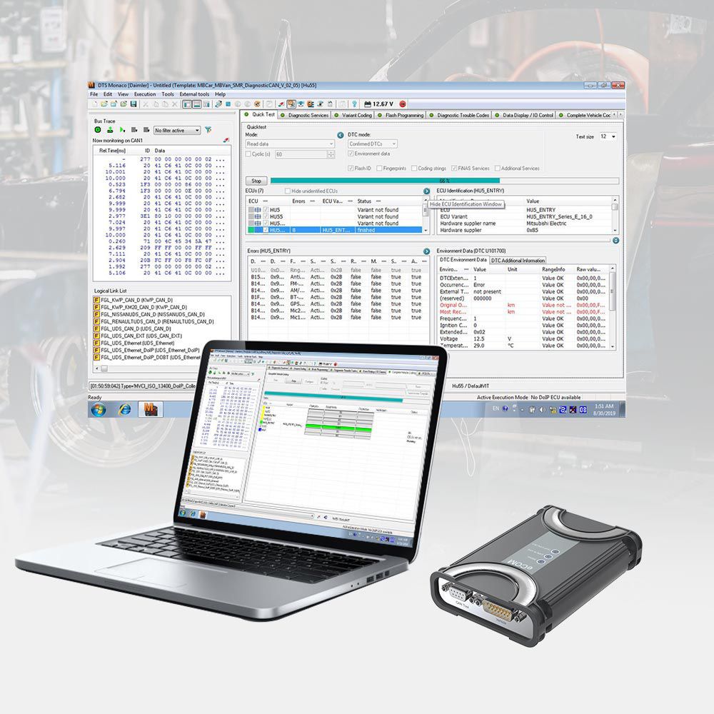 BENZ eCOM DoIP Diagnostic and Programming Tool