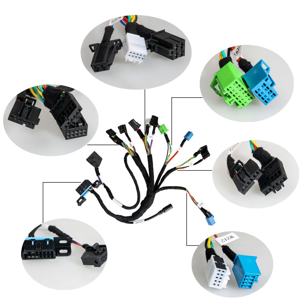 BENZ EIS/ESL Cables+7G Cable+ISM + Dashboard Connector for VVDI MB Tool Free Shipping