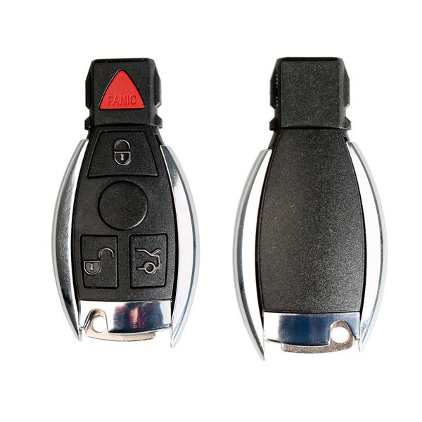 Benz Smart key Shell 4 Button with the Plastic