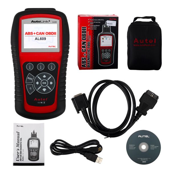 Free Shipping Autel AutoLink AL609 ABS CAN OBDII Diagnostic Tool