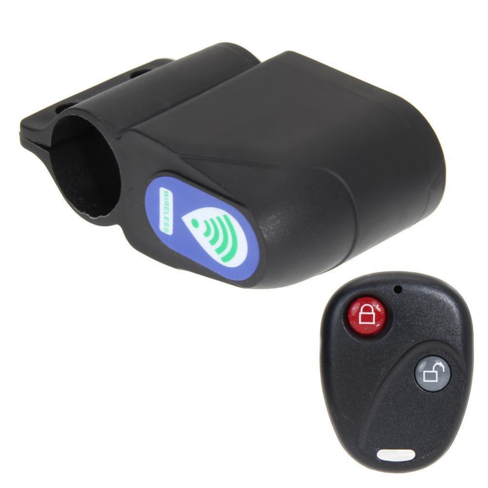 Bicycle Lock Anti-theft anti-lost Wireless Remote Control Vibration Alarm detector sensor for bicycle security protection