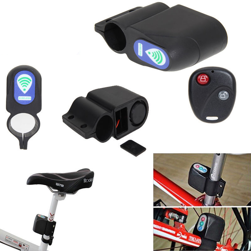 Bicycle Lock Anti-theft anti-lost Wireless Remote Control Vibration Alarm detector sensor for bicycle security protection