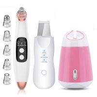 Blackhead Remover Vacuum Skin Scrubber Facial Cleansing Peeling Machine Pore Cleaner Facial Steamer Acne Remover Skin Care Tool