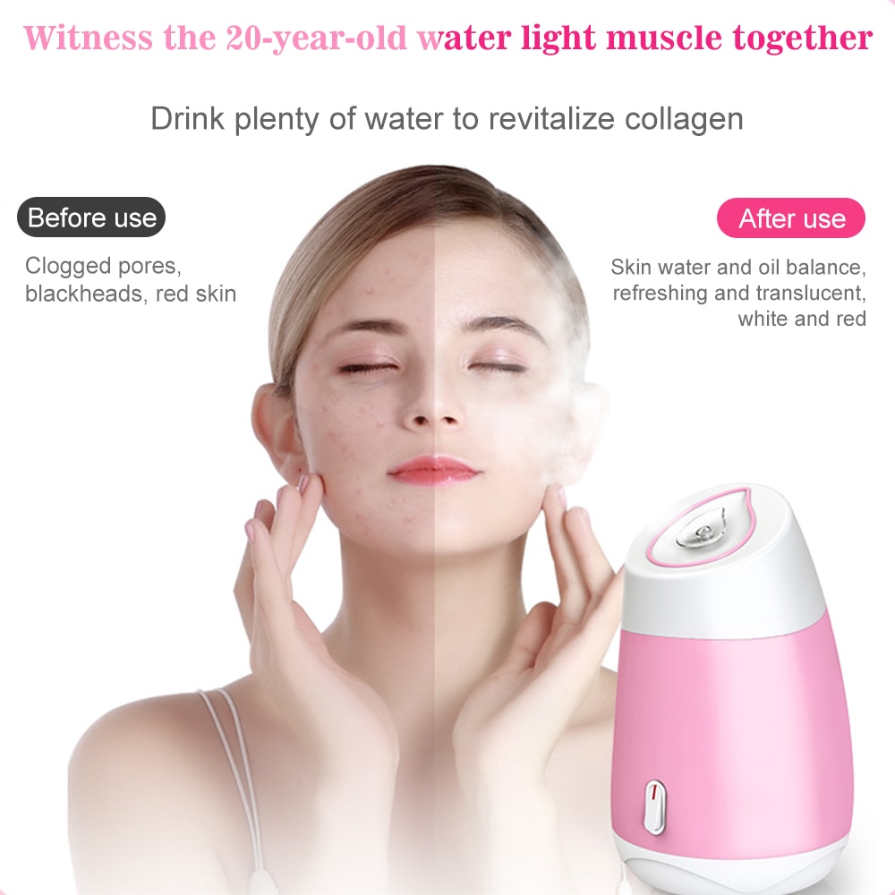 Blackhead Remover Vacuum Skin Scrubber Facial Cleansing Peeling Machine Pore Cleaner Facial Steamer Acne Remover Skin Care Tool