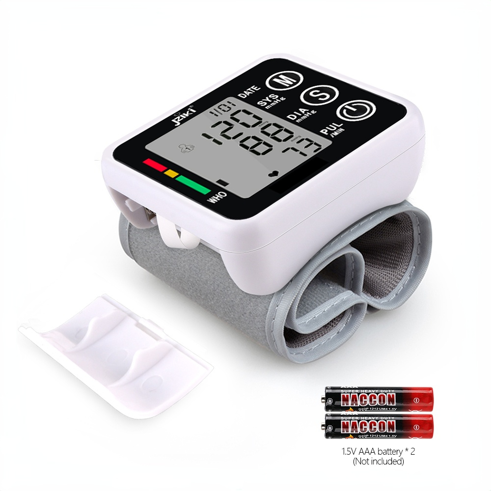 Household Health Care Sphygmomanometer Blood Presure Meter Monitor Heart Rate Pulse Portable Smart Blood Pressure Meter JZK002R