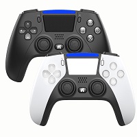 Bluetooth-Compatible Wireless Game Controller For PS4 Console PS5 Style Double Vibration Gamepad For PC/ Android Phone