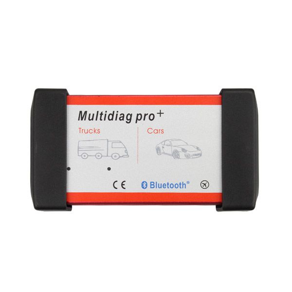 V2016.1 New Design Bluetooth Multidiag Pro+ for Cars/Trucks and OBD2 with 4GB Memory Card Support Win8