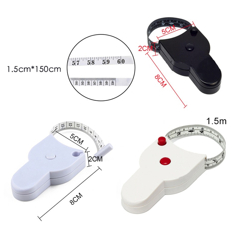 Body Measuring Tape Sewing Metric Tape Ruler Automatic Telescopic Metric Tape Measuring Film For Body Tailor Tapes Ruler Tool