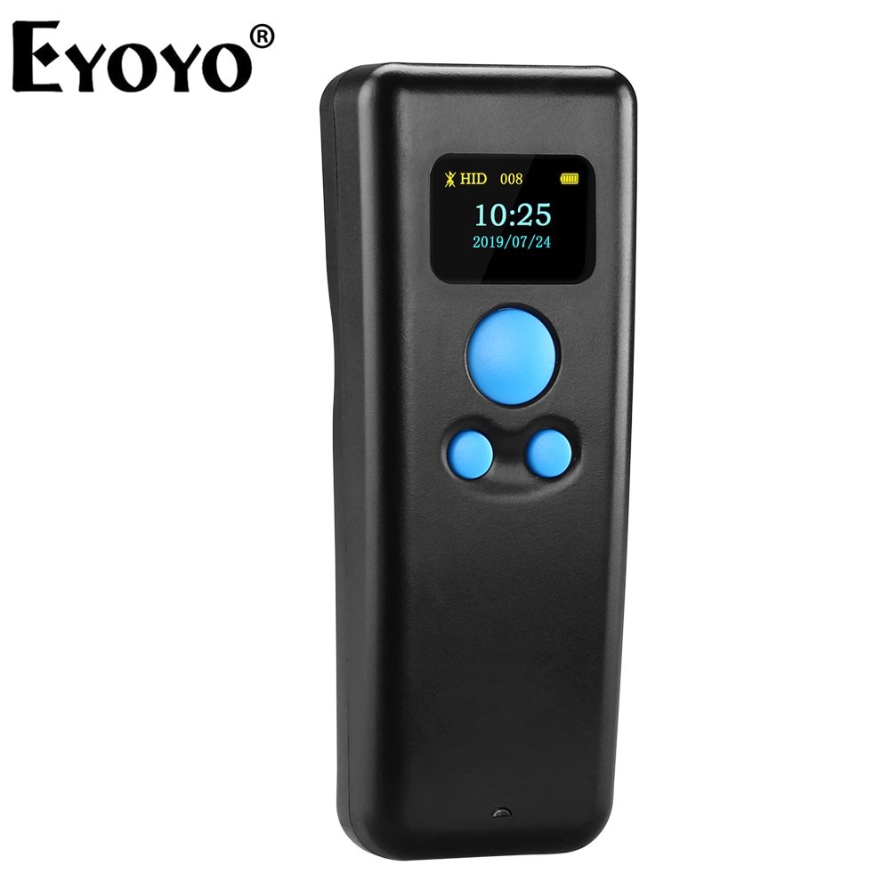 BT55 Portable 1d high speed handheld bluetooth barcode 3 in 1scanner gun compatible with various apps and computer