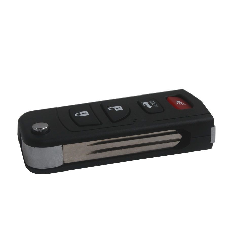 Flip Remote Key Shell 4 Button For Nissan 5pcs/lot