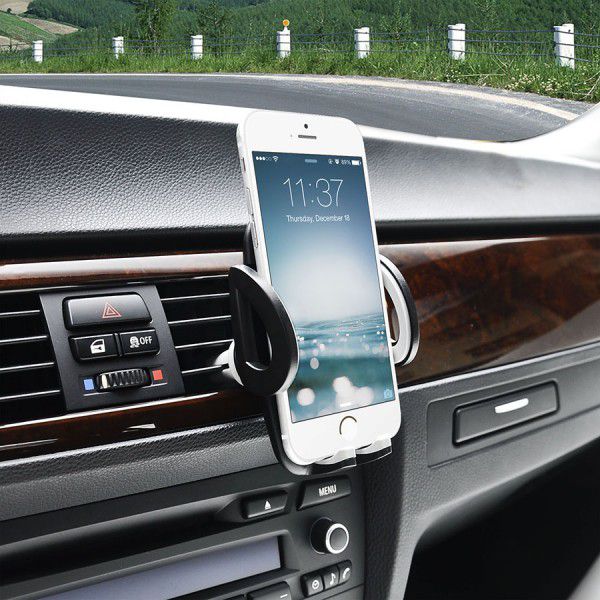 C02 3 in 1 Universal Adjustable Dashboard /Air Vent/ Windshield Car Phone Mount Holder Cradle for iPhone, Samsung, HTC, Droid, LG & Other Smartphones