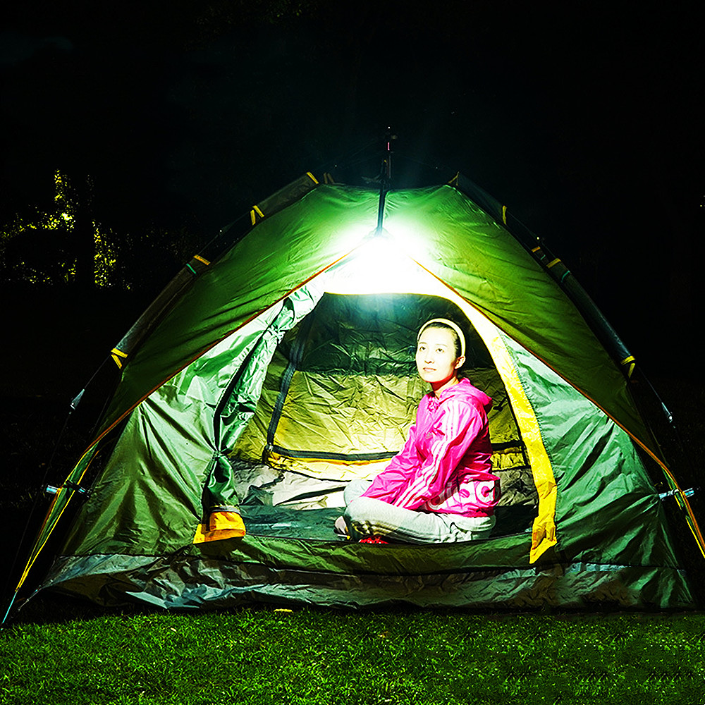 USB Rechargeable Camping LED Light Portable Outdoor Lamp Camping Lantern Waterproof Tents Hiking Night Light Hanging Lamp