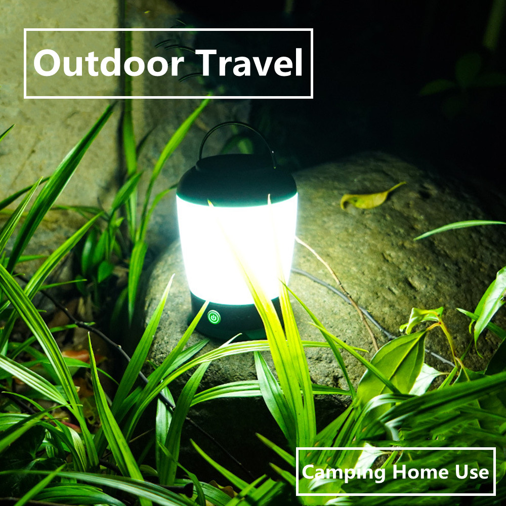USB Rechargeable Camping LED Light Portable Outdoor Lamp Camping Lantern Waterproof Tents Hiking Night Light Hanging Lamp