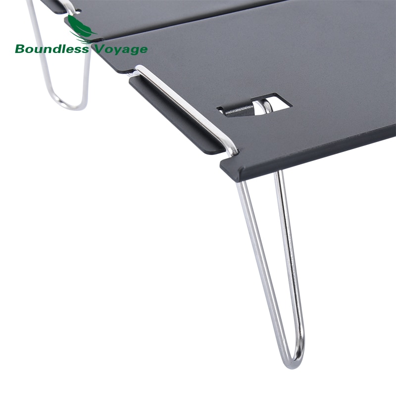 Camping Table Lightweight Hard-Topped Folding Table Aluminium Alloy Mini Table with Carry Bag BVT01