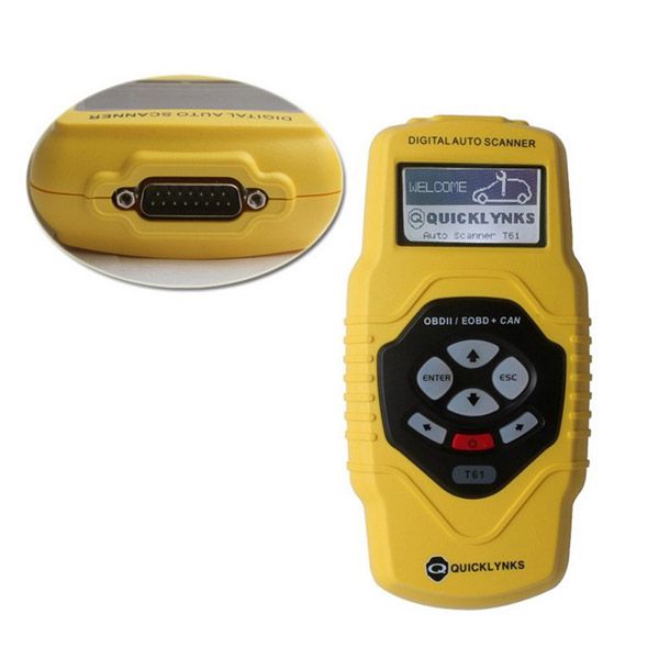 T61 OBD2 EOBD CAN Code Scanner Multilingual & Updatable