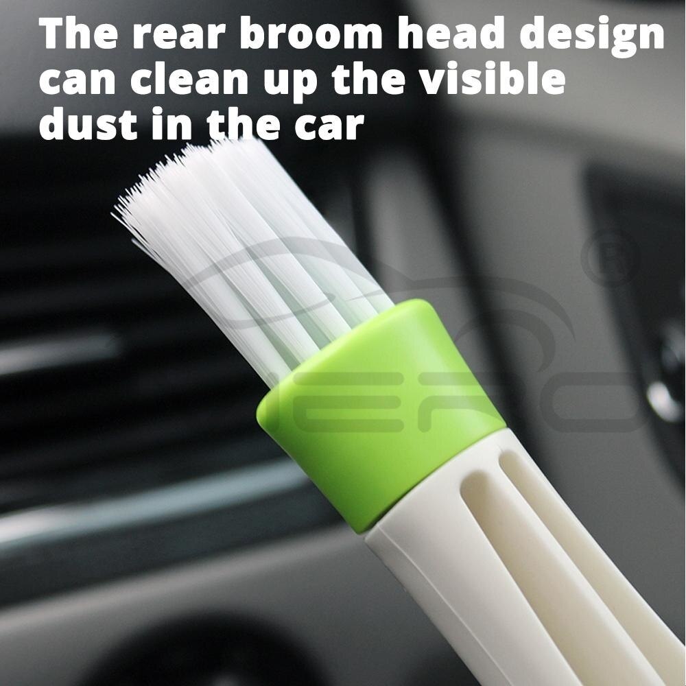 Car Air Conditioner Vent Slit Paint Cleaner Spot Rust Tar Spot Remover Brush Dusting Blinds Keyboard Cleaning Brush Car Wash XNC