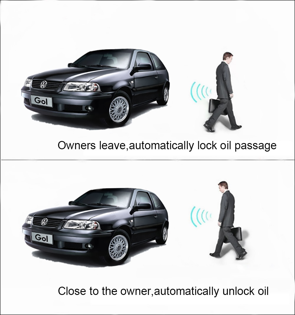 Hidden Car Engine Control Button Start/Stop Built In Lock Car Alarm System Auto Remote Keyless Entry EI38