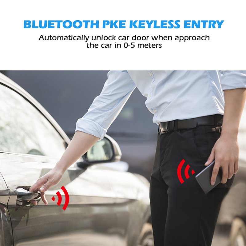 One Button Start Stop Two-way Car Alarm With Autostart Smart Phone Remote Control Ignition System Central Locking Keyless Entry